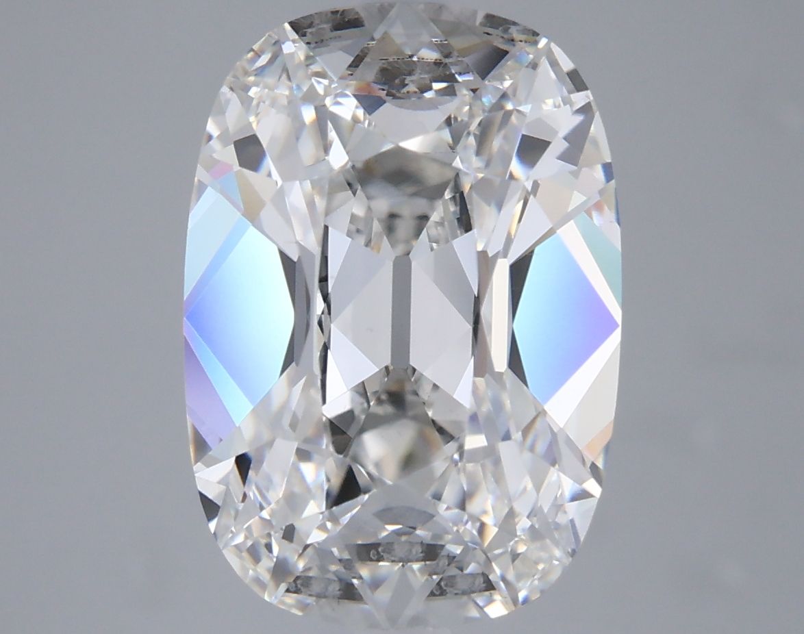 6.04 ct F VS1 Old Mine Cushion