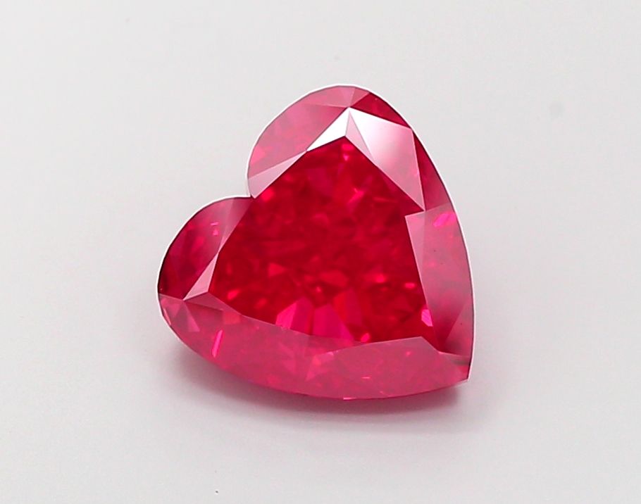 4.19 ct Fancy Vivid Pink VS2 Heart