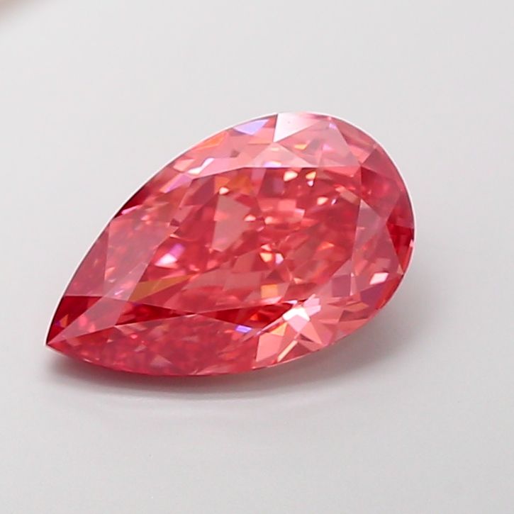 4.39 ct Fancy Vivid Pink VS1 Pear