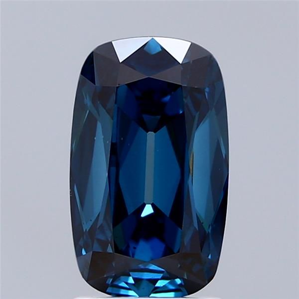 2.06 ct Fancy Blue VS2 Old Mine Cushion