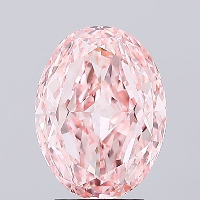 2.72 ct Fancy Vivid Pink VVS2 Modified Oval