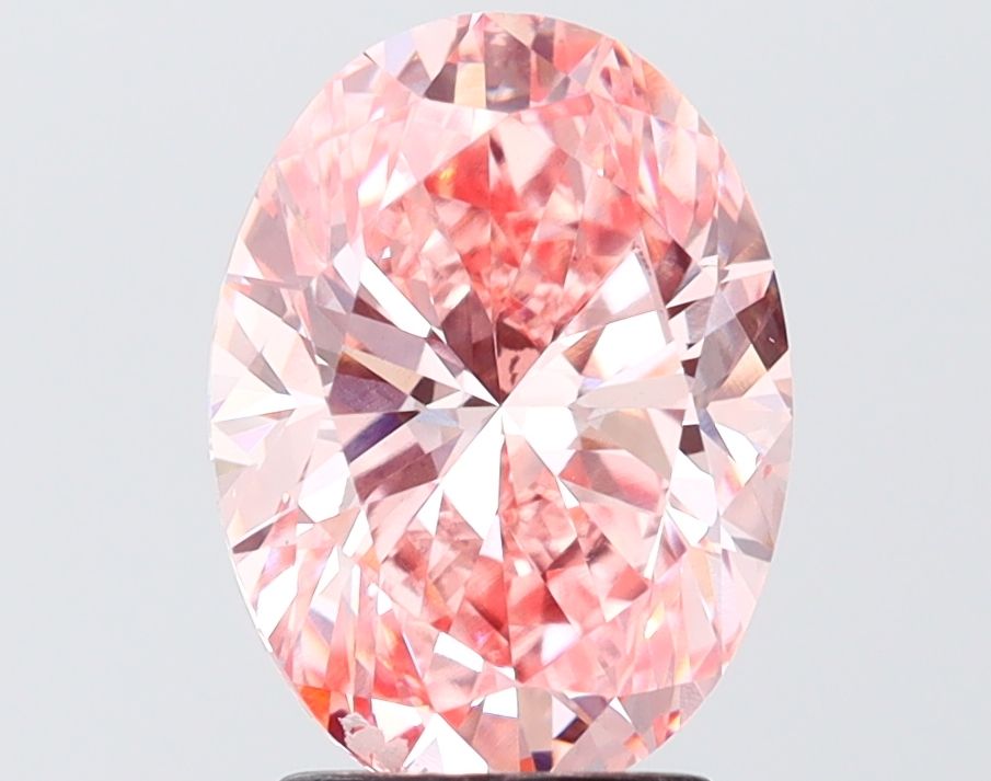 3.00 ct Fancy Vivid Pink VS2 Oval
