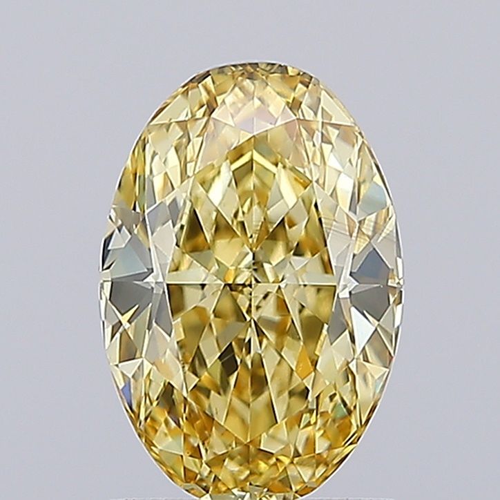 1.81 ct Fancy Yellow VS1 Oval