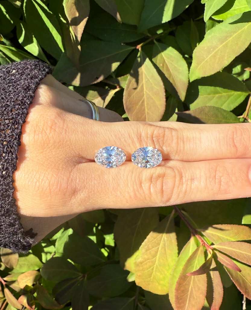 Oval Matched Pair: 6ctw