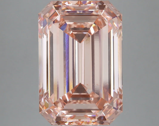 1.47 ct Pink Emerald Cut, VVS2