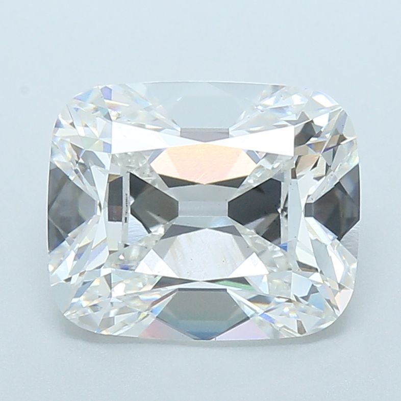 5.62ct F VS1 Old Mine Cushion