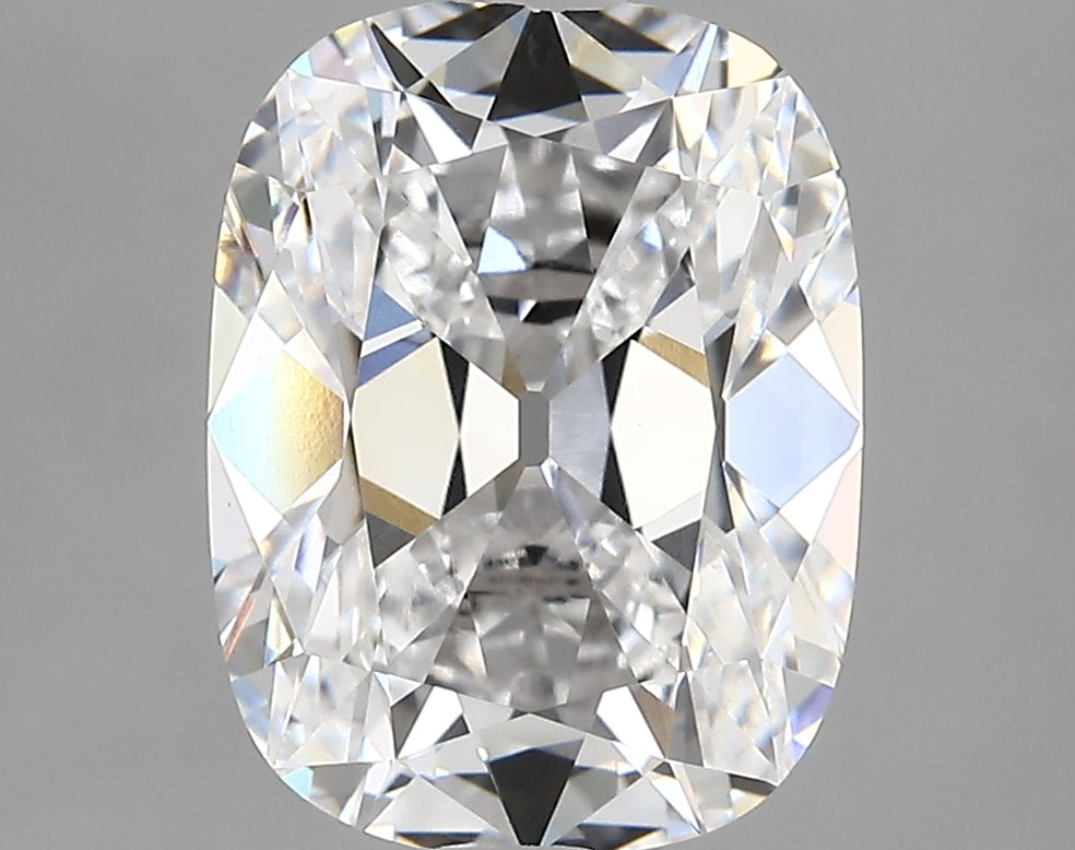 4.02 ct D VVS2 Old Mine Cushion