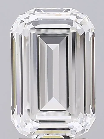 3.06 ct F VS1 Step Cut Cushion
