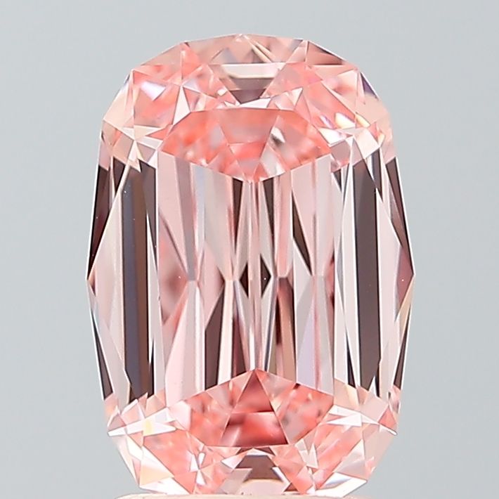 2.07 ct Intense Pink VVS2 Crisscut Cushion