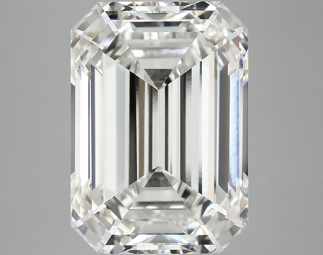 7.14ct F VS1 Emerald Cut