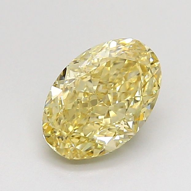 1.10 ct Fancy Yellow VS1 Oval