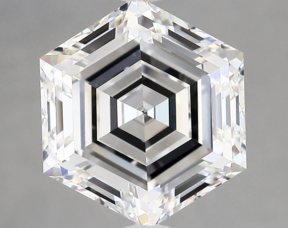 4.60 ct E VVS2 Hexagon