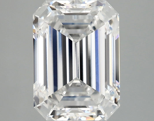 3.20 Carat D VVS2 Emerald Cu