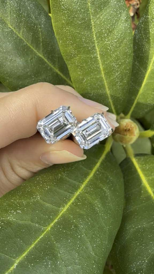 Emerald Cut Matched Pair: 4ctw