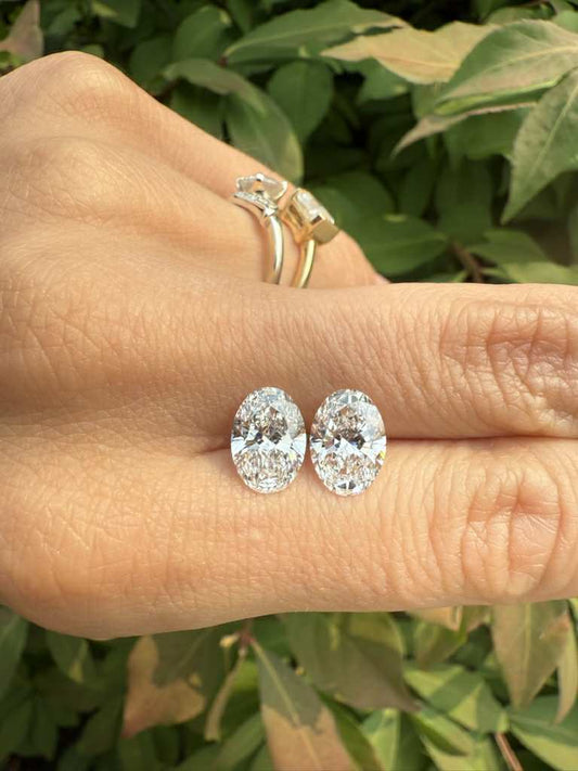 Matched Pair: 4ctw Ovals