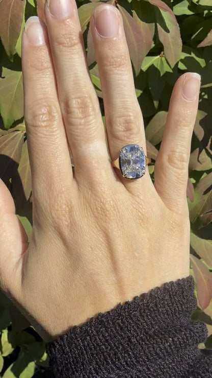 Antique Cushion Engagement Ring