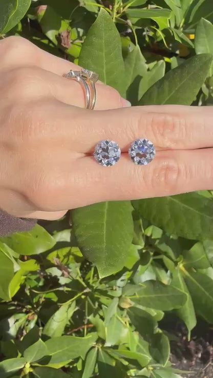 Euro Cut Matched Pair: 6.69ctw E VS1/VVS2