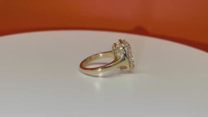 Antique Cushion Engagement Ring