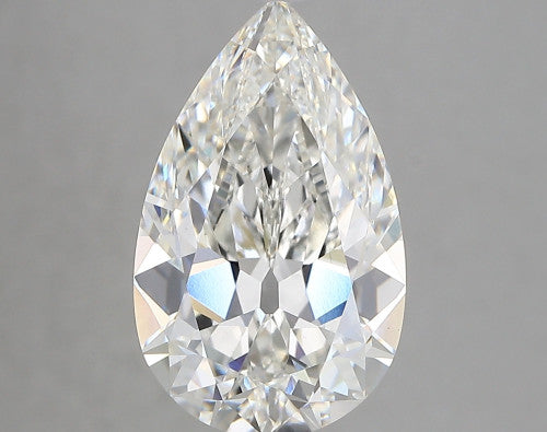 4.45 ct F VS1 Vintage Pear Shape